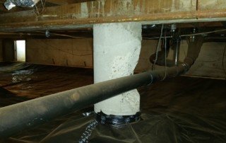 Structural Support Post Damage